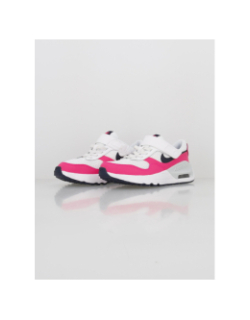Air max baskets system blanc/rose fille - Nike