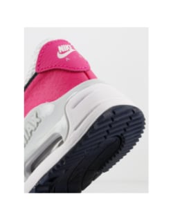 Air max baskets system blanc/rose fille - Nike