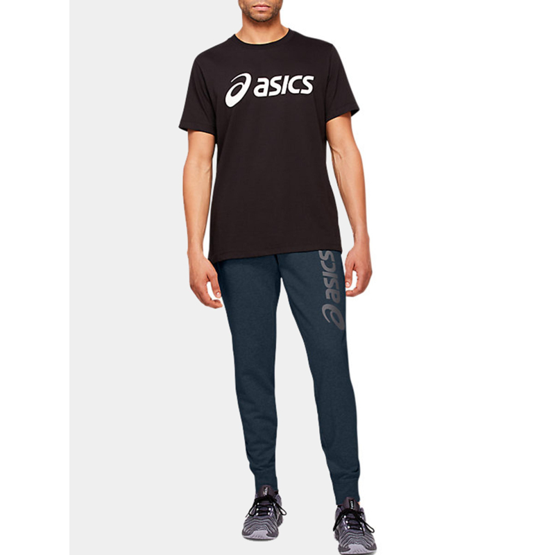 Jogging big logo bleu homme Asics wimod