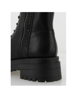 Boots à lacets uni noir femme - Xti