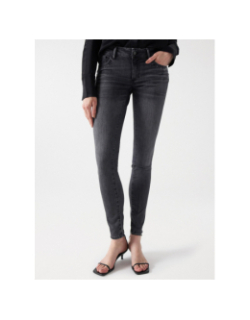 Jean skinny wonder gris foncé femme - Salsa Jeans
