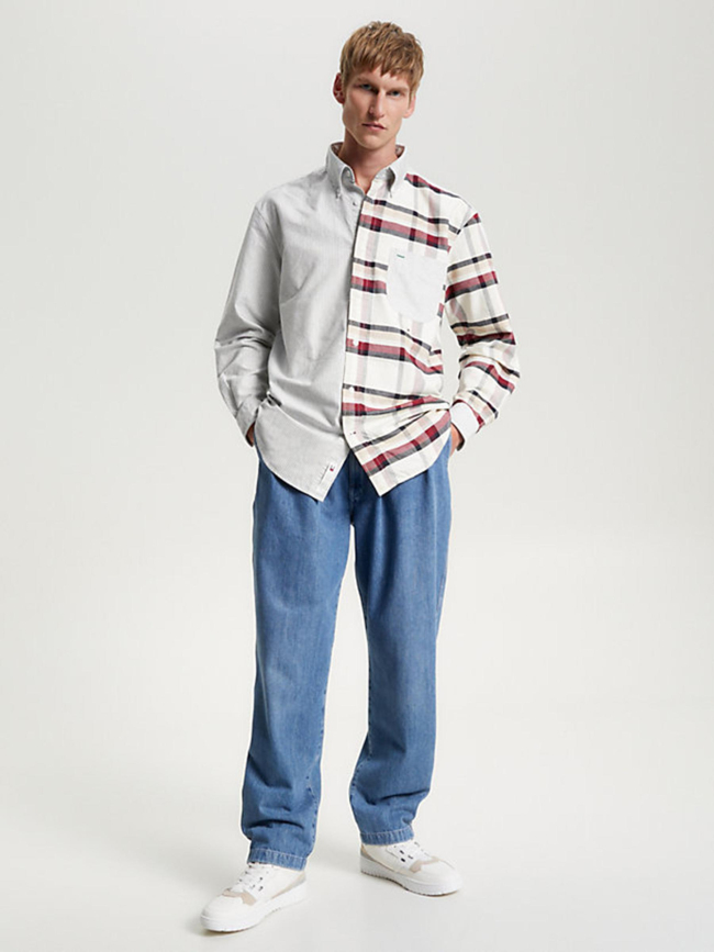 Chemise à rayures et carreaux global homme - Tommy Hilfiger