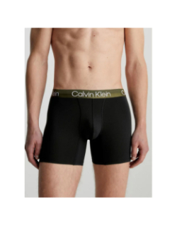 Pack 3 boxers brief coton stretch noir homme - Calvin Klein