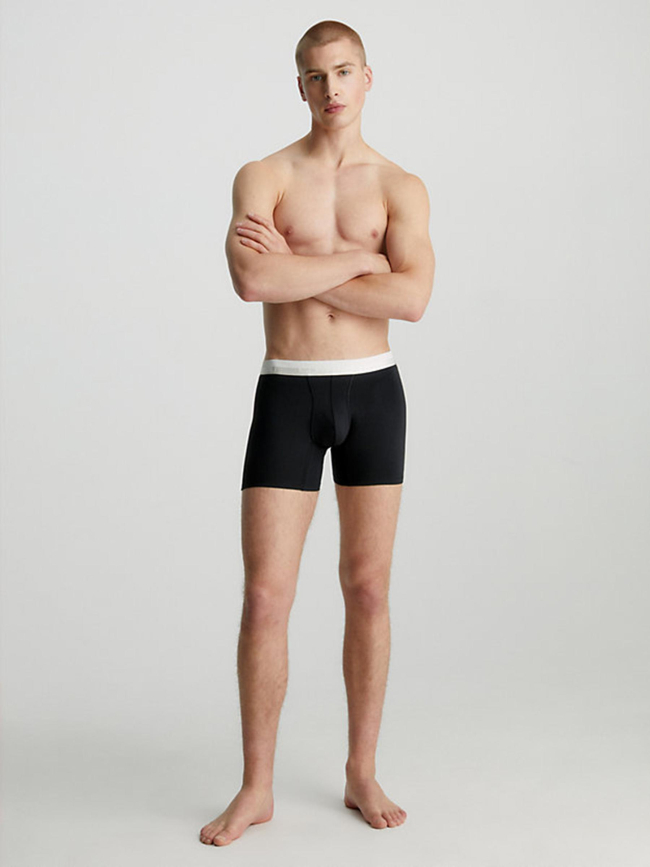 Pack 3 boxers brief coton stretch noir homme - Calvin Klein