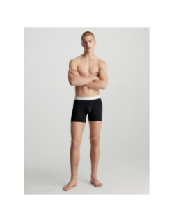 Pack 3 boxers brief coton stretch noir homme - Calvin Klein