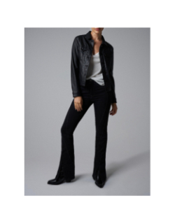 Veste trucker style vintage noir femme - Salsa Jeans