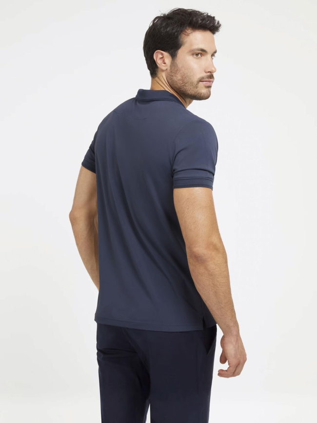 Polo new tech stretch noir homme - Guess