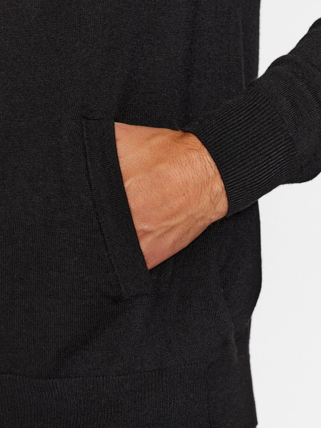 Gilet zippé laine vaughan noir homme - Guess