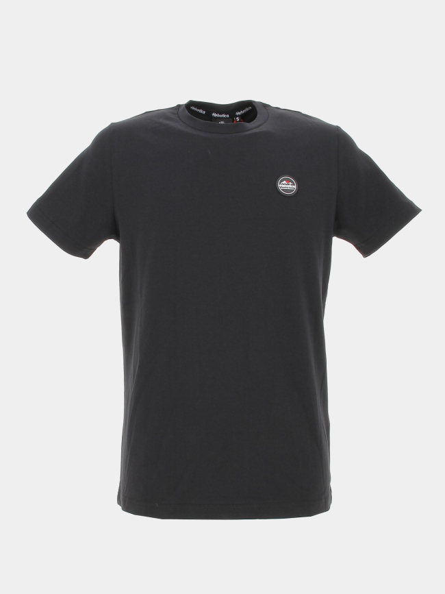 T-shirt monaco back print noir homme - Helvetica