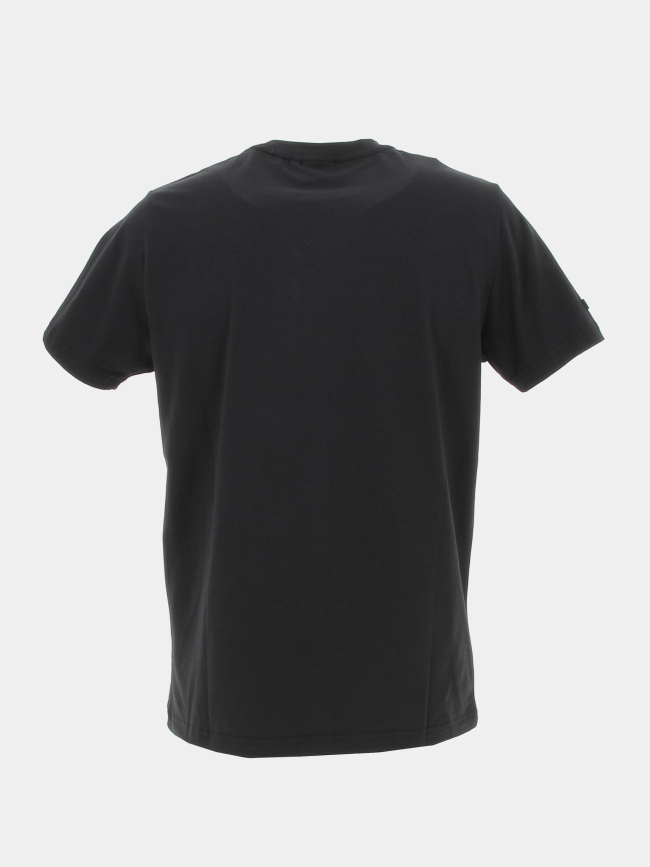 T-shirt ajaccio logo badge noir homme - Helvetica