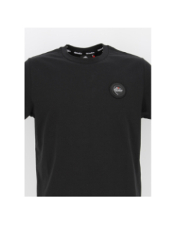 T-shirt ajaccio logo badge noir homme - Helvetica