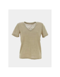 T-shirt tanja essential uni kaki femme - Only