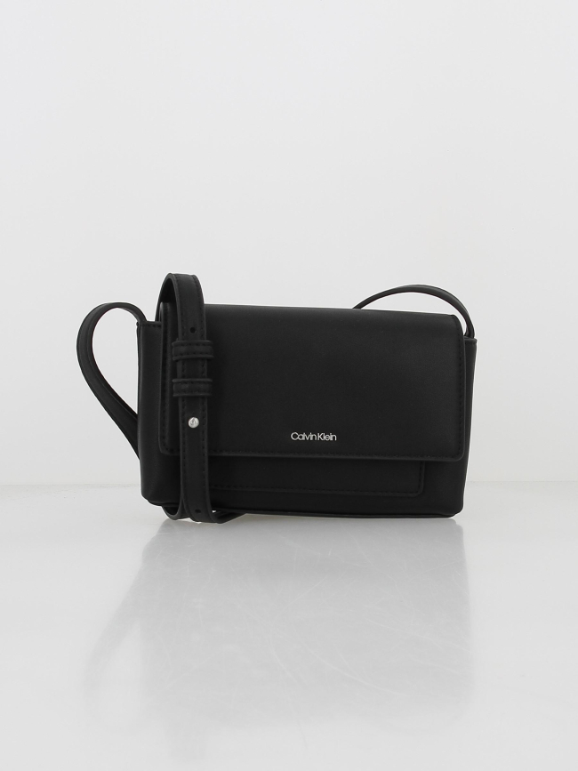 Mini sac bandoulière must noir femme - Calvin Klein