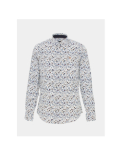 Chemise à fleurs lucky bleu homme - Benson & Cherry