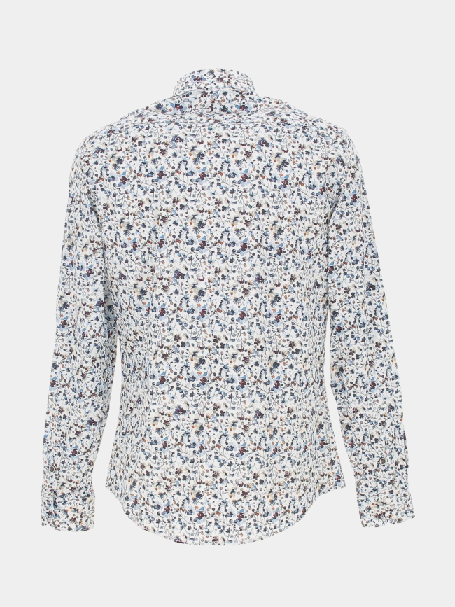 Chemise à fleurs lucky bleu homme - Benson & Cherry
