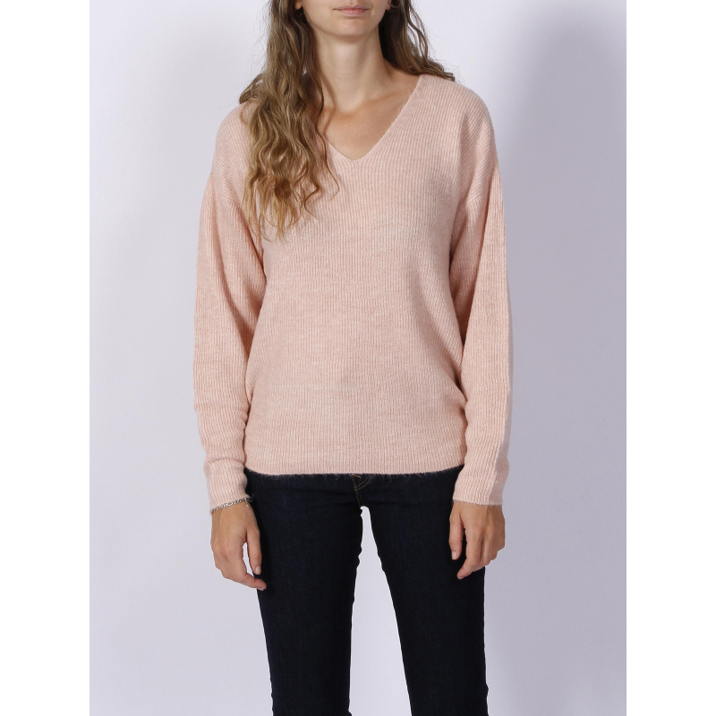 Pull crewlefile rose femme - Vero Moda
