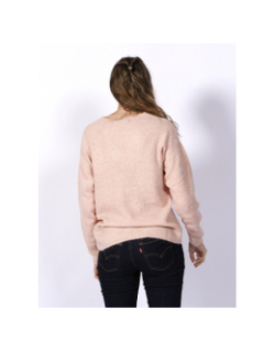 Pull crewlefile rose femme - Vero Moda