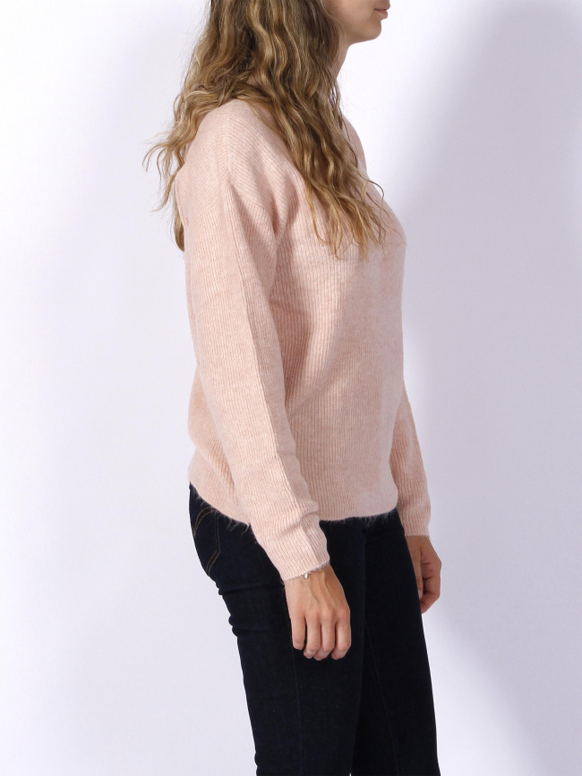 Pull crewlefile rose femme - Vero Moda