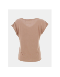 T-shirt col v filli marron femme - Vero Moda
