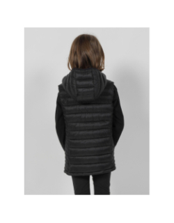 Doudoune sans manches terry 2 noir fille - Teddy Smith