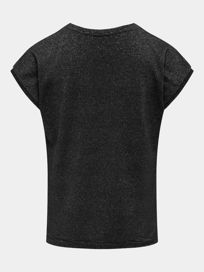 T-shirt kogharrie life à paillettes noir fille - Only
