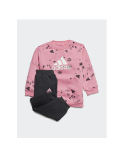 Survêtement bluv q3 rose enfant - Adidas