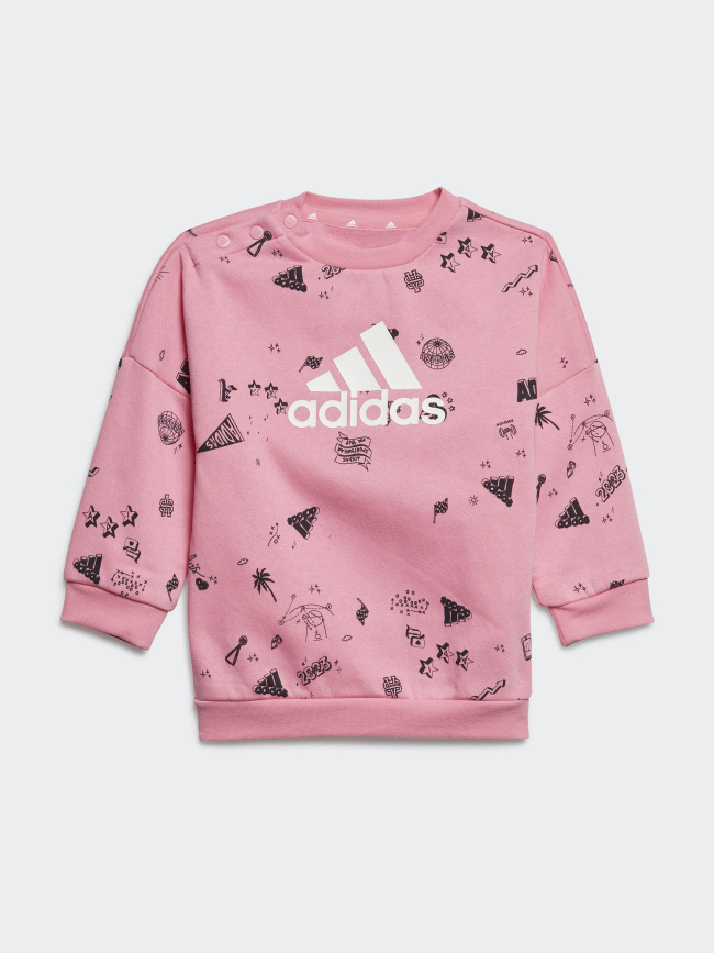 Survêtement bluv q3 rose enfant - Adidas