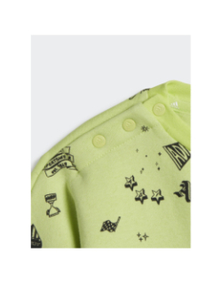 Survêtement bluv q3 vert enfant - Adidas