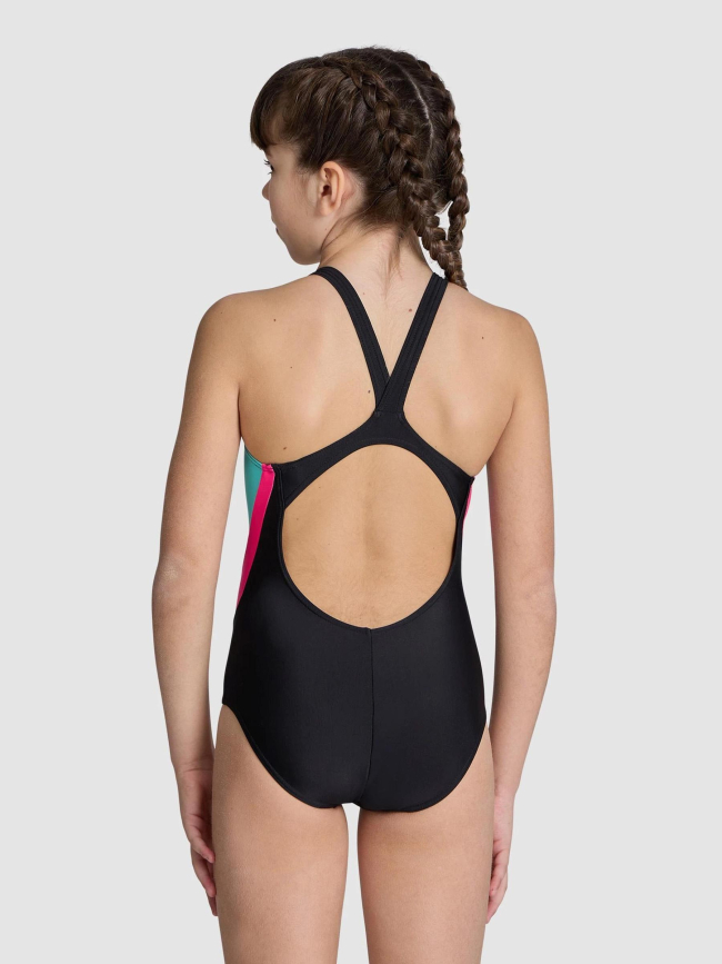 Maillot de bain swimsuit back panel noir fille - Arena