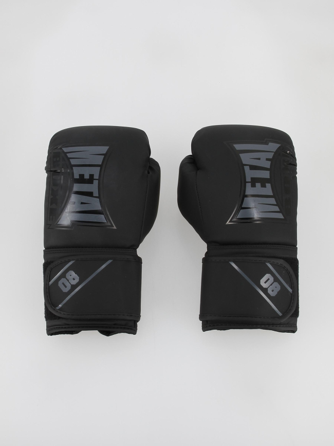 Gants de boxe entrainement starter noir - Metal Boxe
