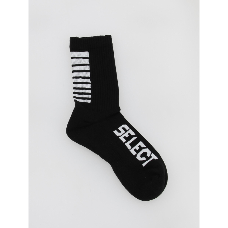 Chaussettes de sport rayées noir blanc - Select Sport