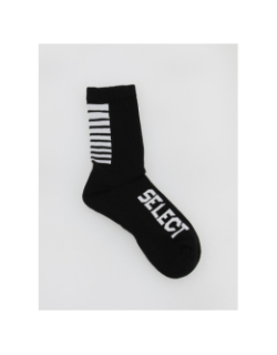 Chaussettes de sport rayées noir blanc - Select Sport