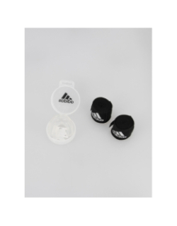 Kit de boxe bandes+gants+protège-dents blanc/noir - Adidas