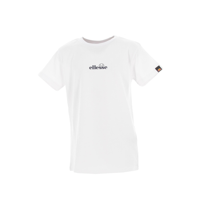 T-shirt uni valera blanc garçon - Ellesse