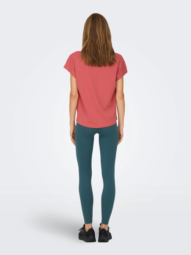 T-shirt loose jess play rouge femme - Only