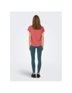 T-shirt loose jess play rouge femme - Only