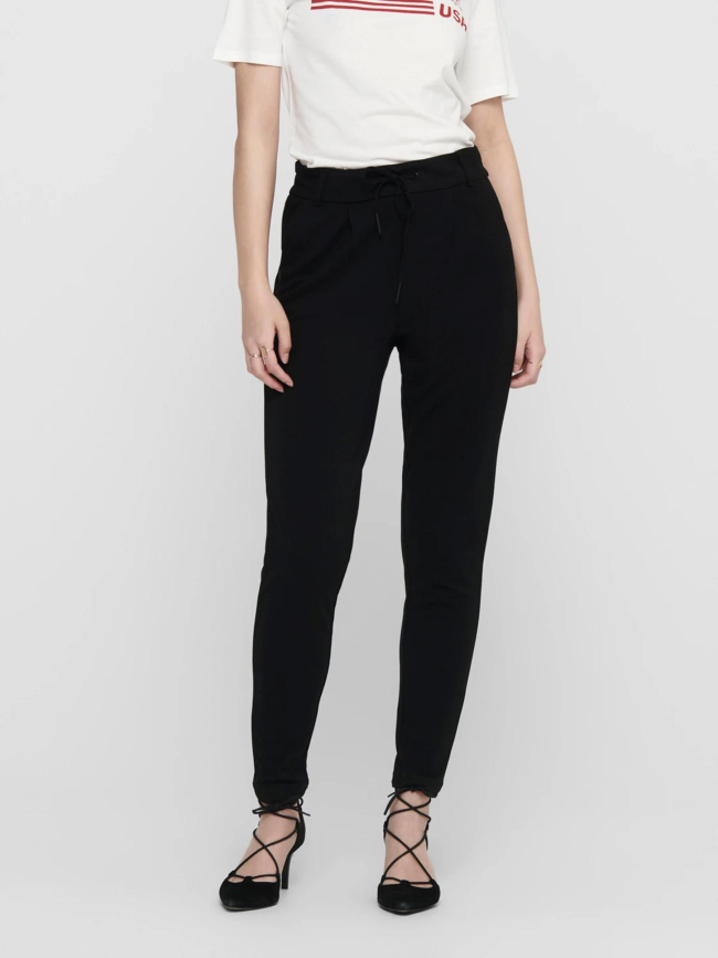 Pantalon poptrash life noir femme - Only