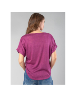 T-shirt bibou berry violet femme - Le Temps Des Cerises