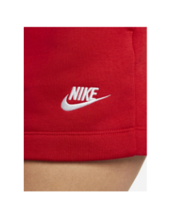 Short nsw club fleece rouge femme - Nike