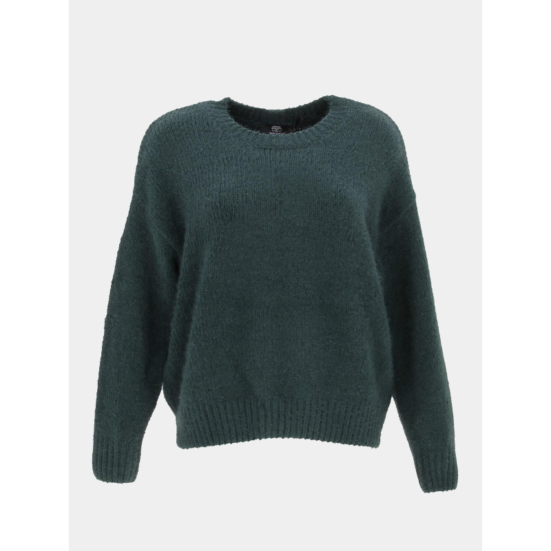 Pull daisy à boutons vert forêt femme - Le Temps Des Cerises