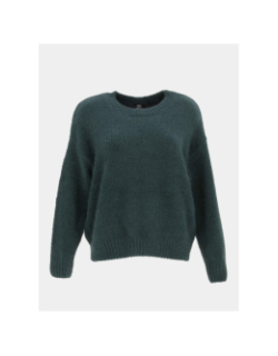 Pull daisy à boutons vert forêt femme - Le Temps Des Cerises