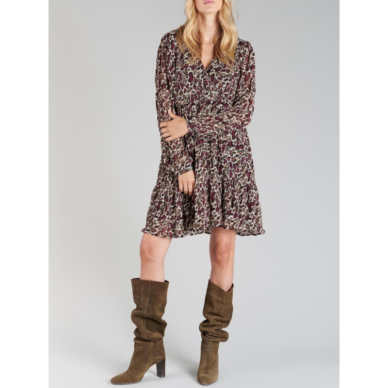 Robe mihabel multicolore femme - Le Temps Des Cerises