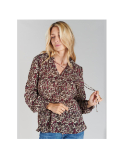 Blouse janek multicolore femme - Le Temps Des Cerises