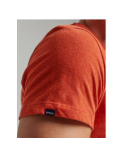 T-shirt vintage logo uni orange homme - Superdry