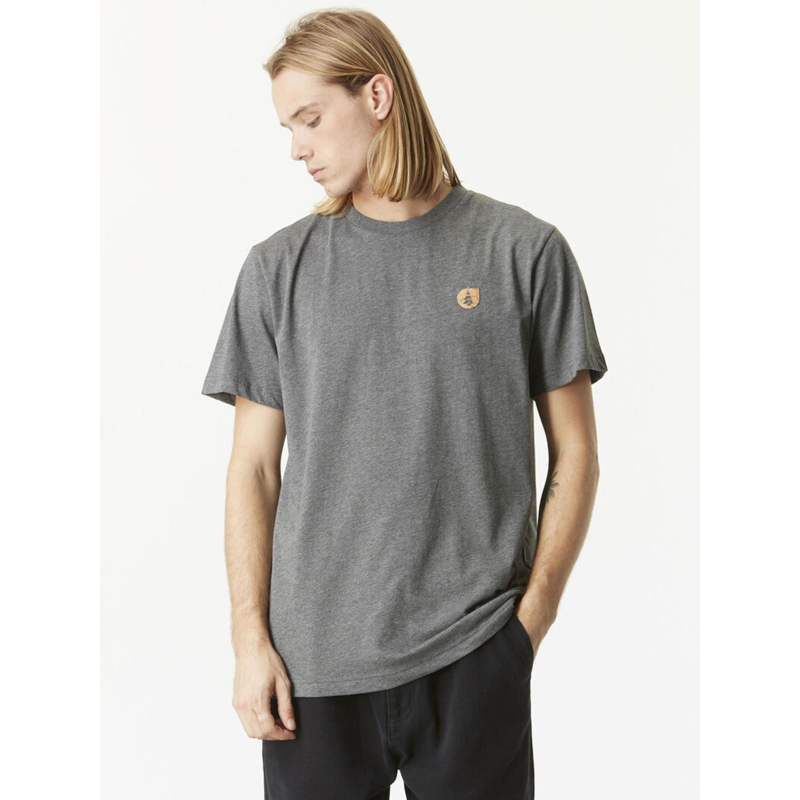 T-shirt lil logo liège gris anthracite homme - Picture