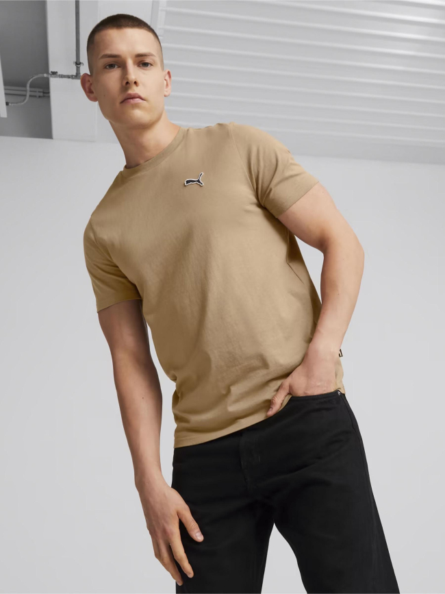 T-shirt uni btr essential marron homme - Puma