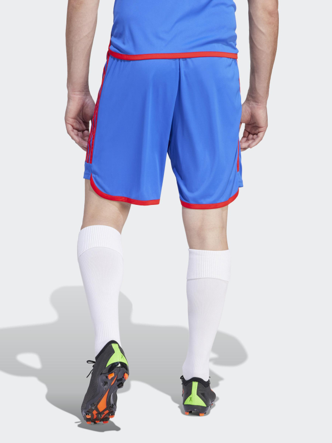 Short de football olympique lyonnais rouge bleu homme - Adidas