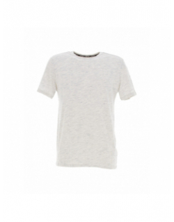 T-shirt t-nark uni gris chiné homme - Teddy Smith