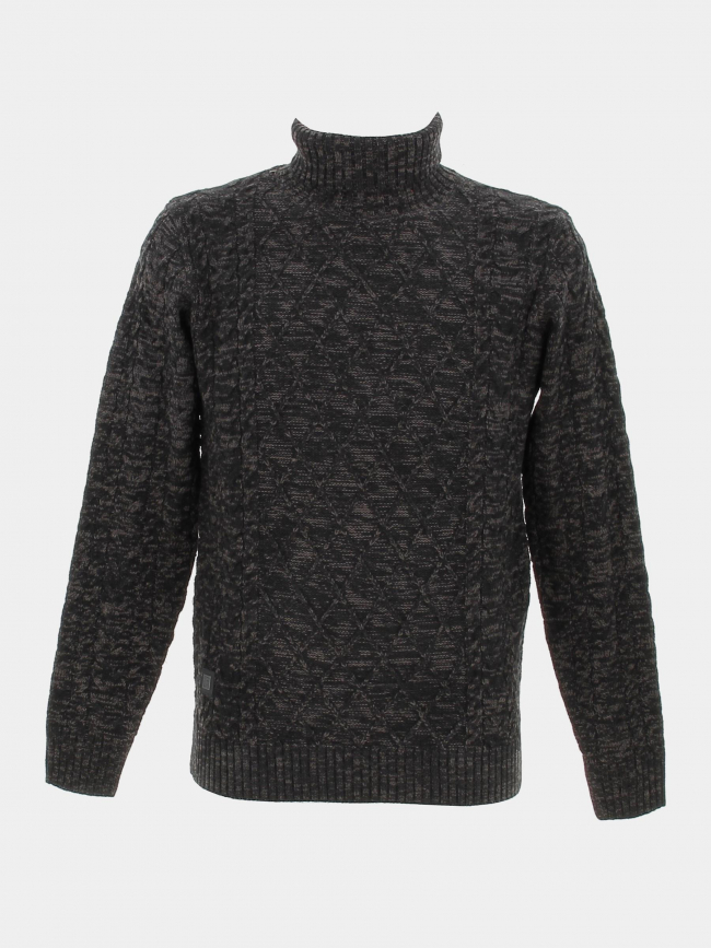 Pull Homme à Col Roulé Semi-ras Du Cou - Modèle Slim Rayé, Automne/Hiver 2025, En Polyester