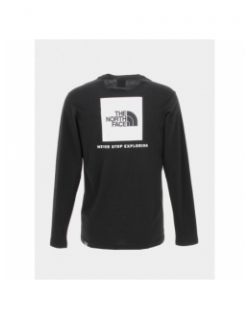 T-shirt manches longues redbox noir homme - The North Face